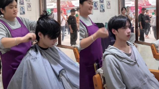 由于人气极高,有同业人士调侃晓华似乎将整个行业都推向了尽头。然而,顾客们纷纷表示:深知如何做到只剪一点点(图1) 由于人气极高,有同业人士调侃晓华似乎将整个行业都推向了尽头。然而,顾客们纷纷表示:深知如何做到只剪一点点(图1)
